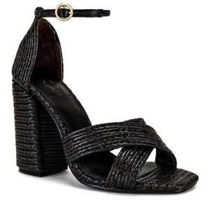 REVOLVE House of Harlow 1960 Cava Chunky Heel in Black- Size 8.5